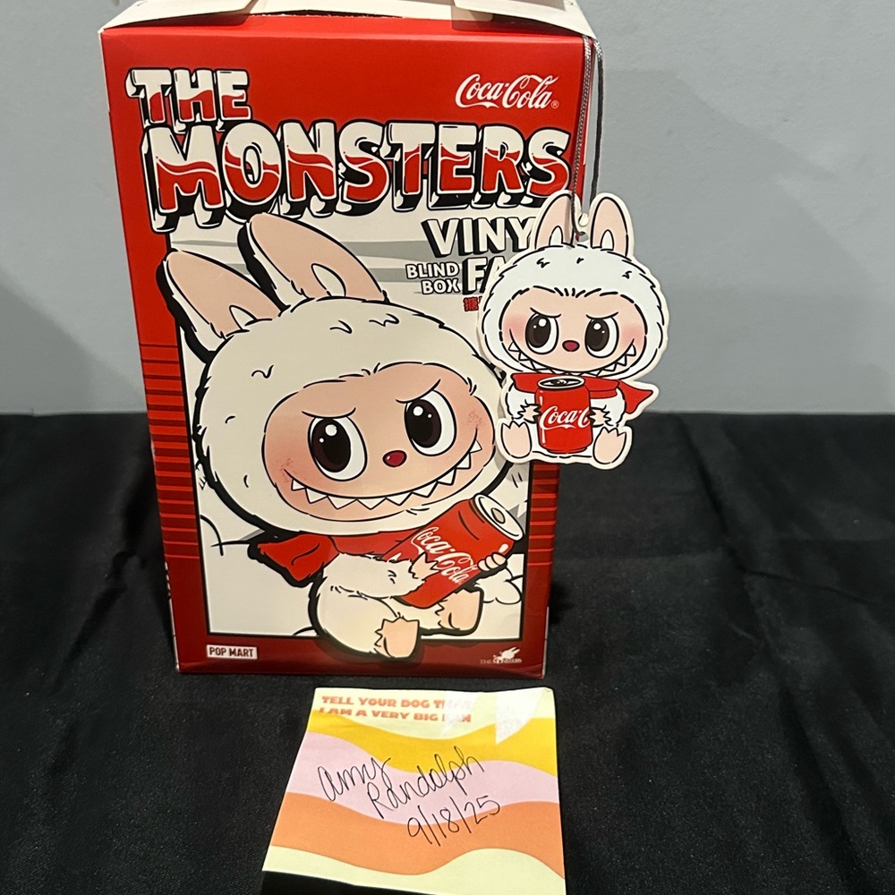 Coca-Cola Plush Labubu Happy Factor